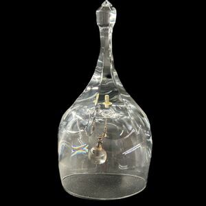 VTG, Atlantis, Lead Chrystal Bell, Hand Blown, Made in Portugal, 4.5"H x 2 5/8"W
